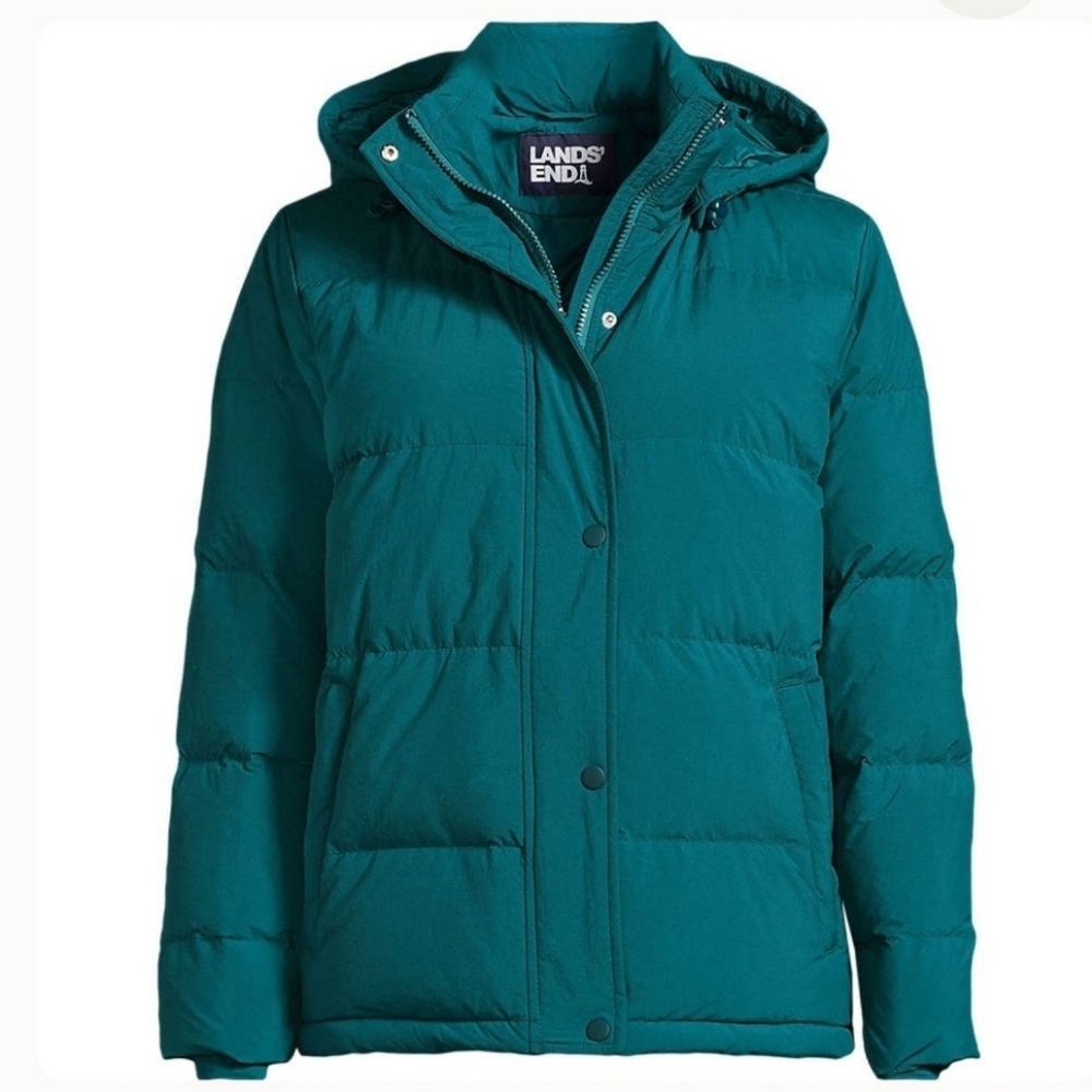 SOLD 🔥 - Lands End Puffer Crop Jacket